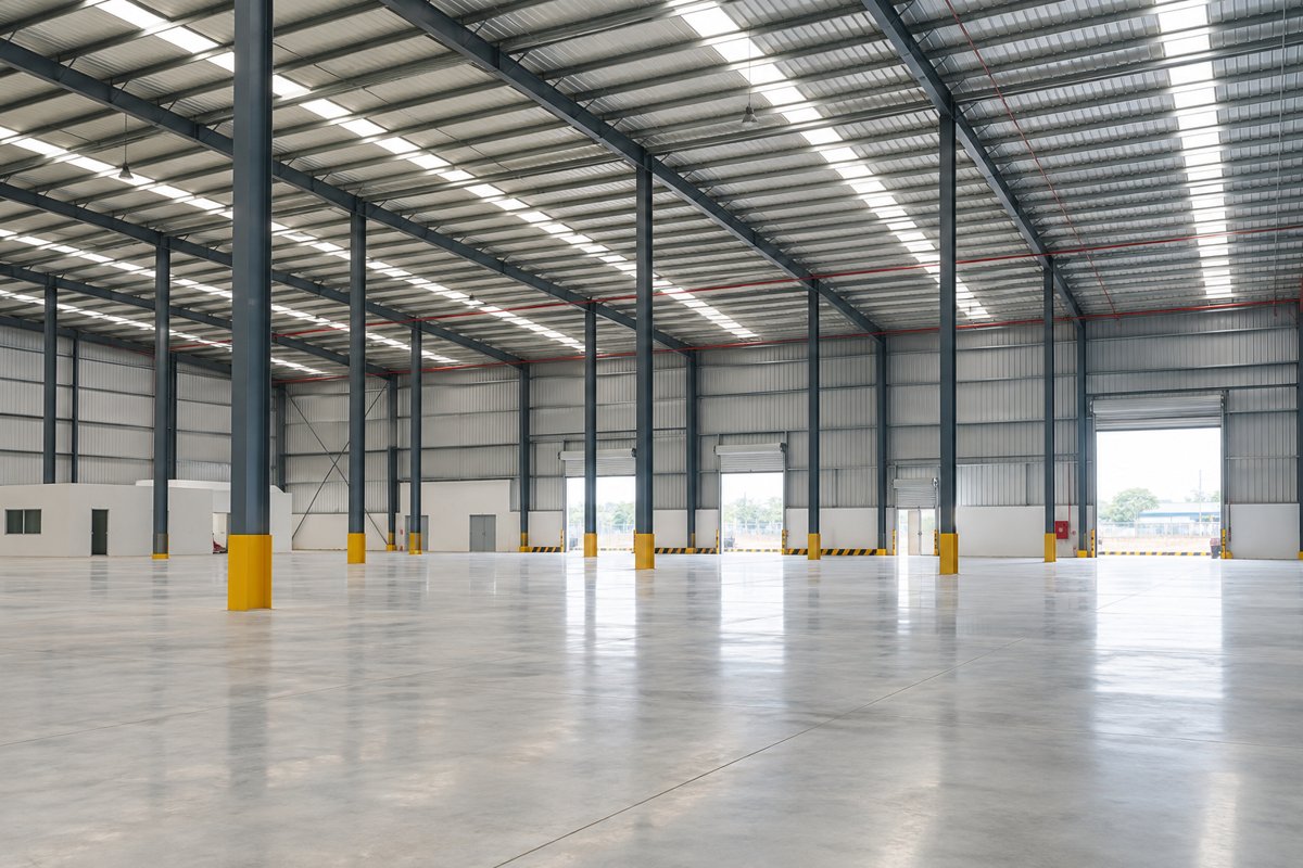 Illustrative warehouse space